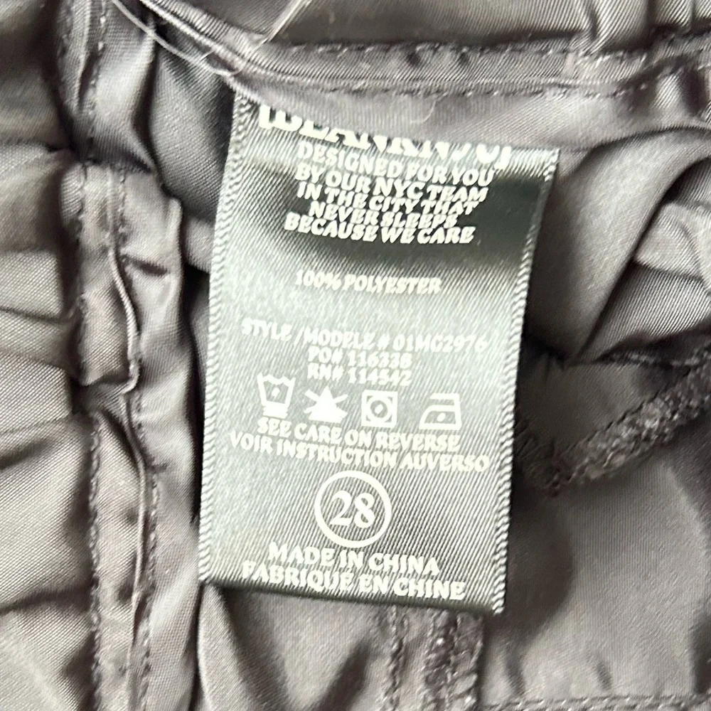 BLANK NYC Denim Nylon Cargo Jogger Pants 28